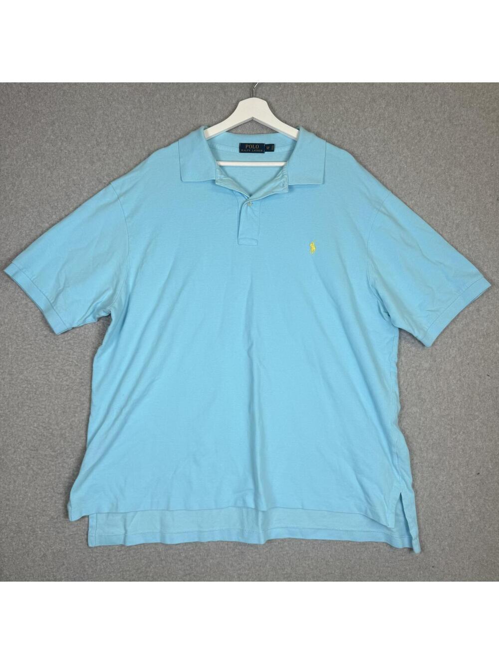 Polo Ralph Lauren Men's Size 2XB Big Blue Pony Short Sleeve Polo Shirt
